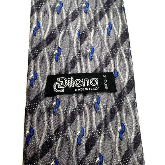 Dilena Mens Necktie Silk Designer Italian Accessory Office Work Casual Dad Gift - Picture 5 of 5